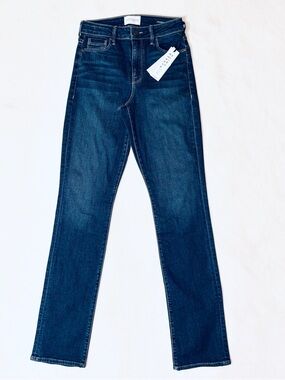 PS Parker Smith dark wash high rise straight leg jeans size 0 / 25 NWT capsule